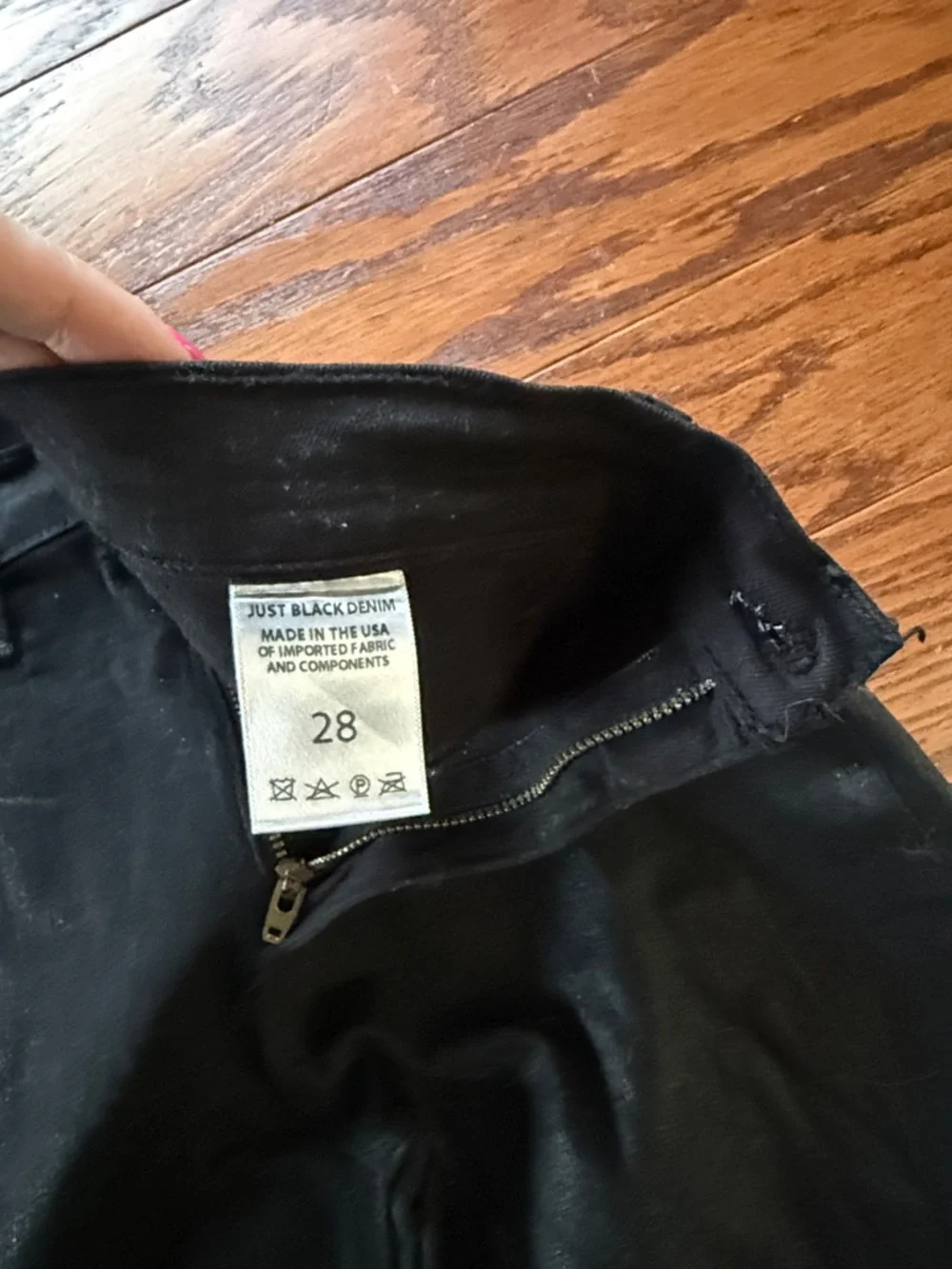 Just Black Black Flare Jeans - Picture 3 of 5